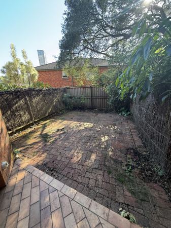 Before: the rear courtyard